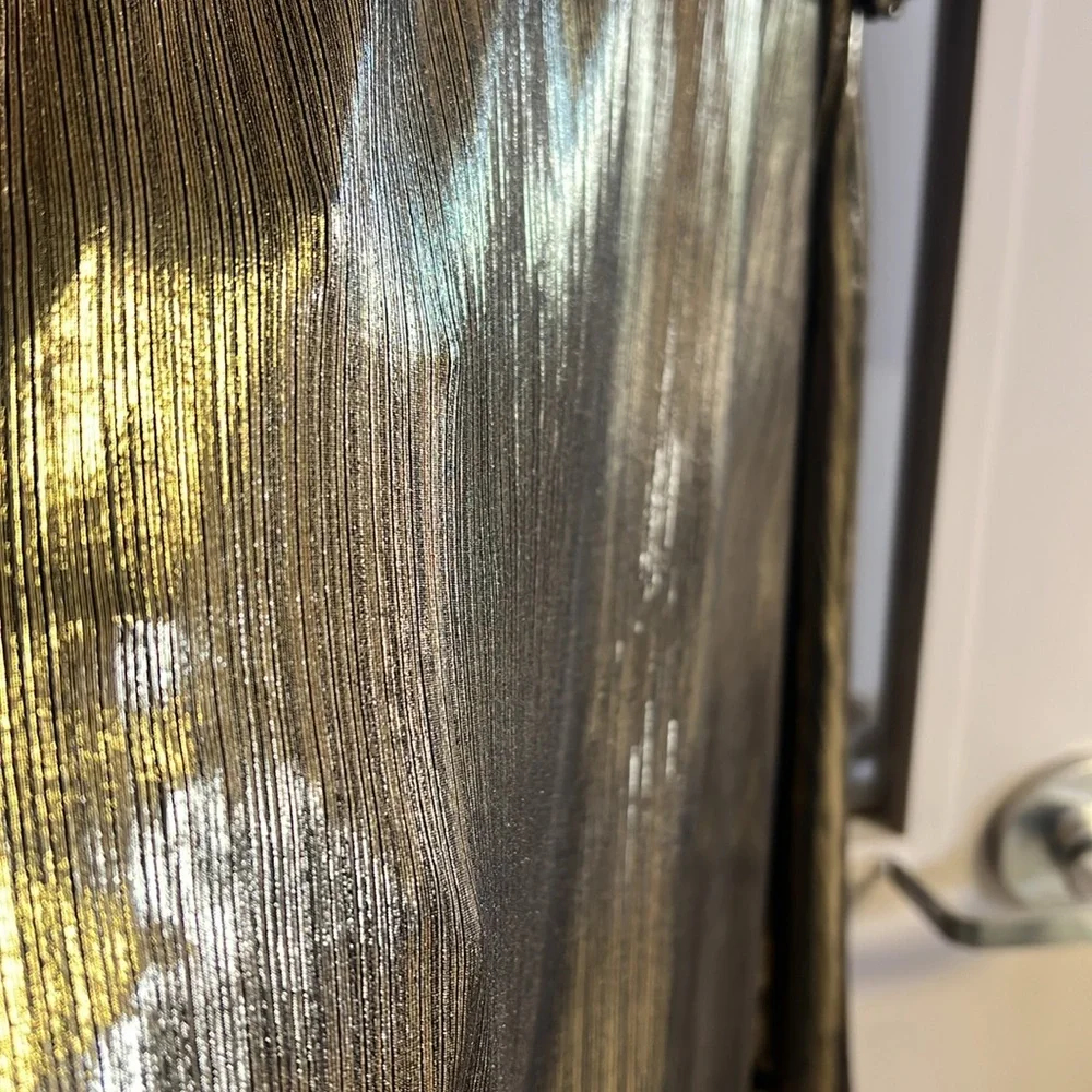 Gold Metallic Dress - Picture 4 of 5